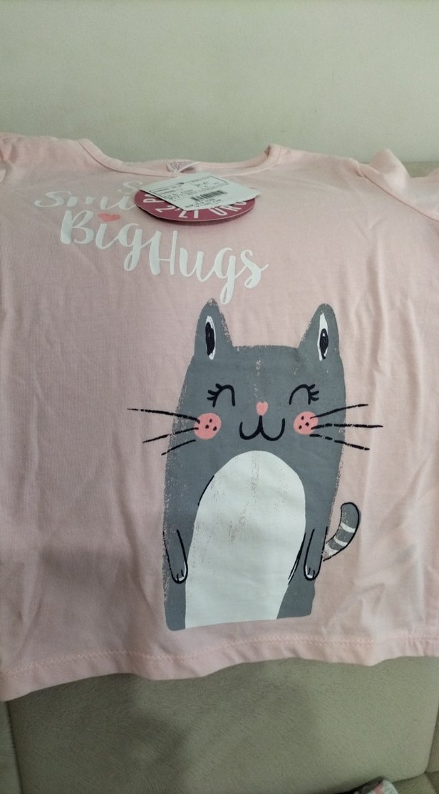 Uzun Kollu Pamuklu Pijama Takımı 3_4 yas - Görsel 3