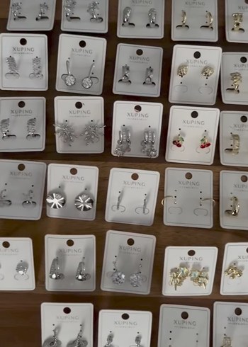 Altın,gümüş renk çelik küpeler kararma yapmaz - Görsel 2