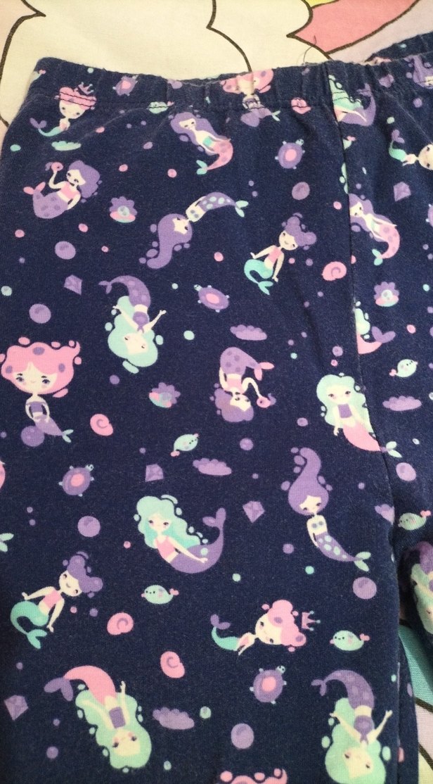 Kız Çocuk Çok Renkli Desenli Tayt - Görsel 2