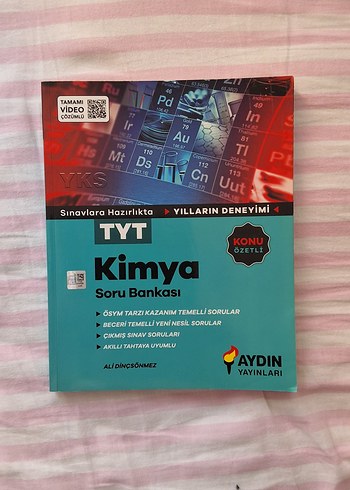 TYT Kimya Soru Bankası - Aydın Yayınları