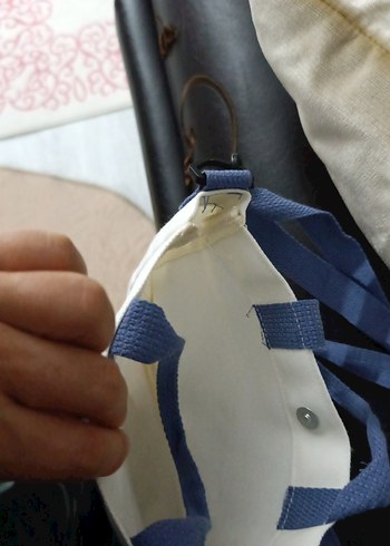 Beyaz Baskılı mıckey mouse çocuk Çantası - Görsel 2