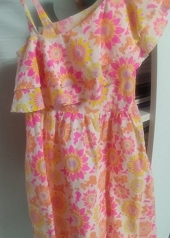 Tek omuz askılı elbise çok tatlı - Görsel 2