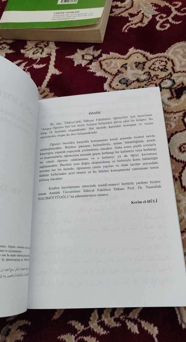 Arapça Sözlü Anlatım - Kerim Fârûk el-Hûlî - Görsel 3