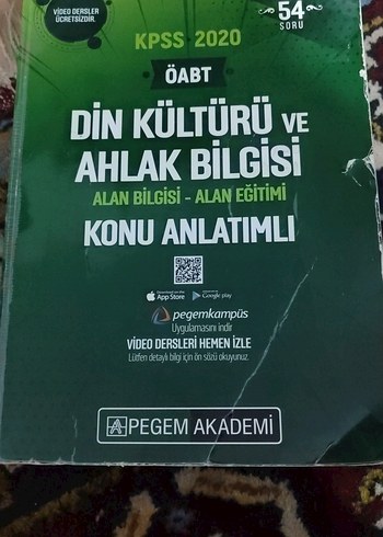 KPSS 2020 Din Kültürü ve Ahlak Bilgisi Konu Anlatımlı Kitap