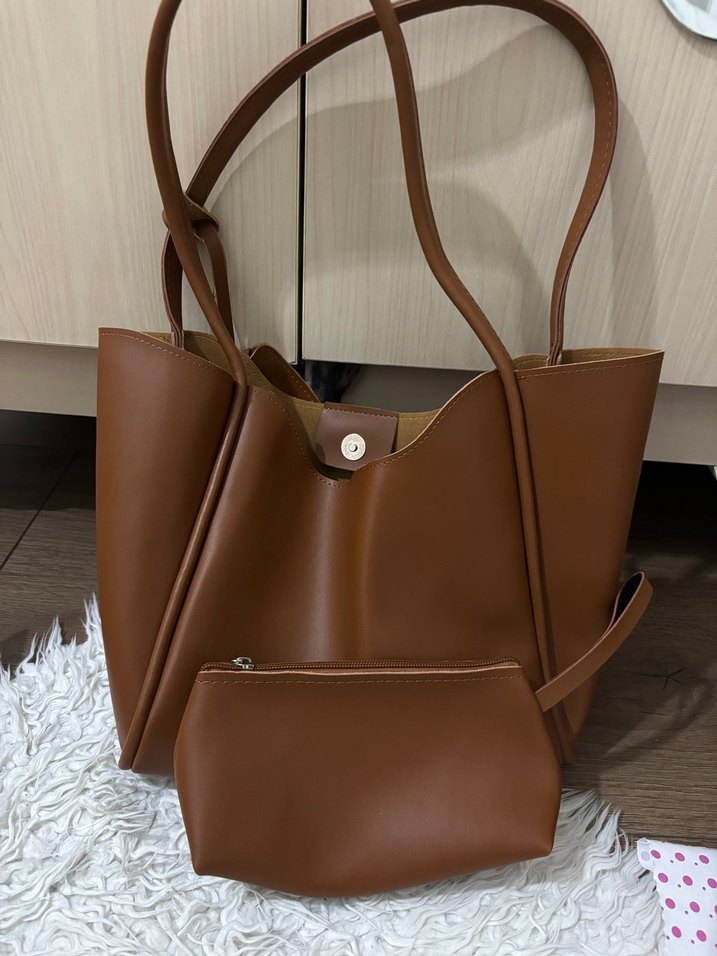 Shaka Taba Kadın Deri El ve Omuz Çantası - Görsel 4