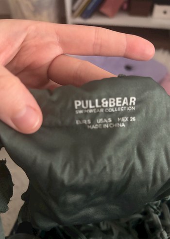 Kadın Haki Fırfırlı İpli Bikini Altı - Görsel 3