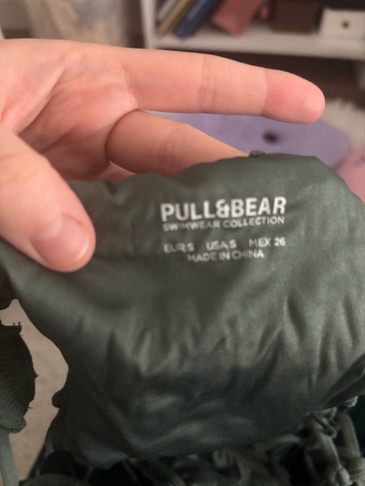 Kadın Haki Fırfırlı İpli Bikini Altı - Görsel 3