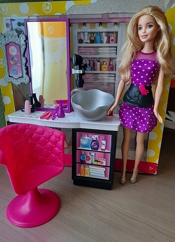 Barbie kuaför seti