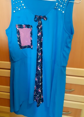Renkli Kadın Salaş Tunik