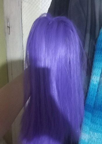 Mor Cosplay Peruk - Görsel 5