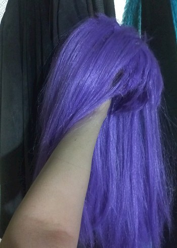 Mor Cosplay Peruk - Görsel 7