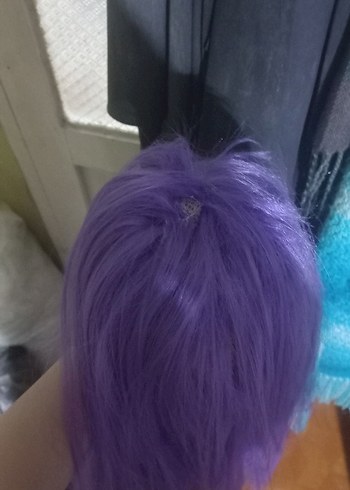 Mor Cosplay Peruk - Görsel 6