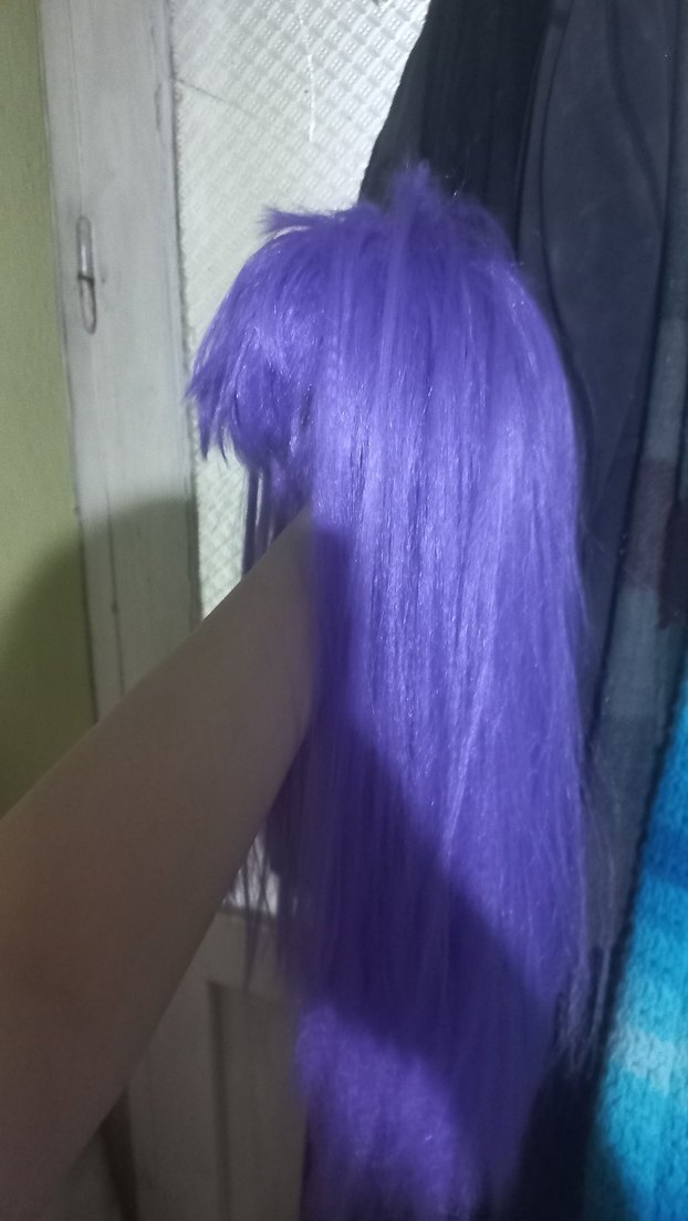 Mor Cosplay Peruk - Görsel 4