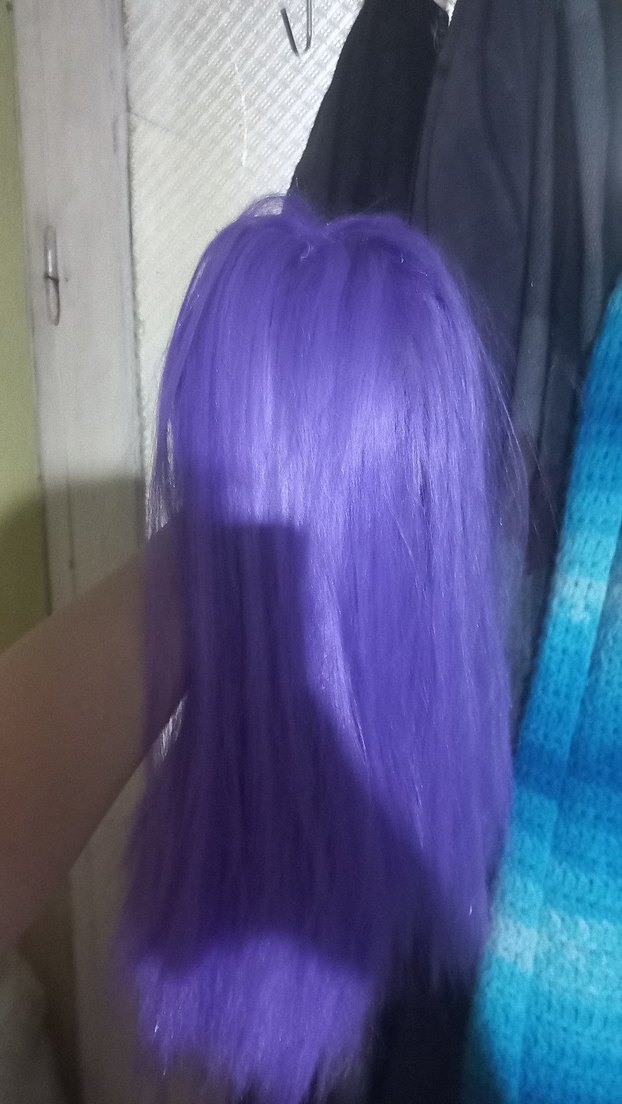 Mor Cosplay Peruk - Görsel 5