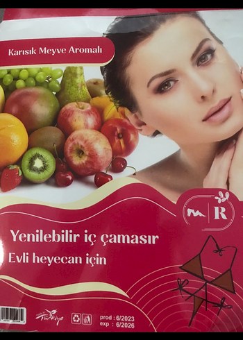 Karışık Meyve Aromalı Yenilebilir İç Çamaşır