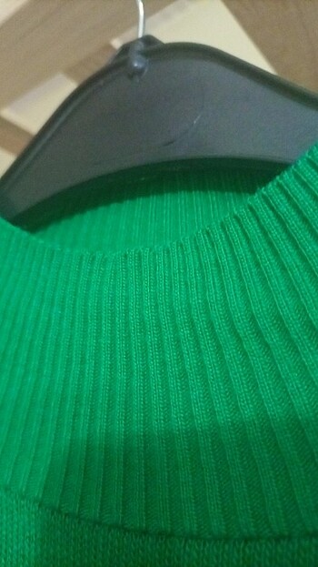 40 Beden yeşil Renk Yeşit triko elbise 