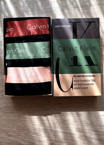 Calvin Klein Erkek Mini Boxer 3'lü Set Yeşil
