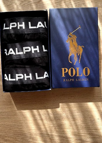 Polo Ralph Lauren Siyah Baskılı Erkek Boxer