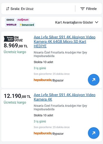 AEE lyfle silver S91 4k - Görsel 9