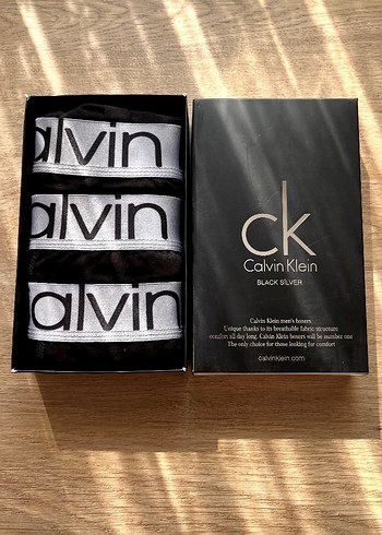 Calvin Klein Siyah Baskılı Erkek Boxer