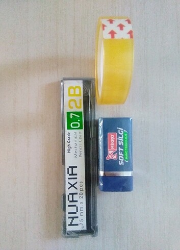 Uc, silgi ve bant seyi