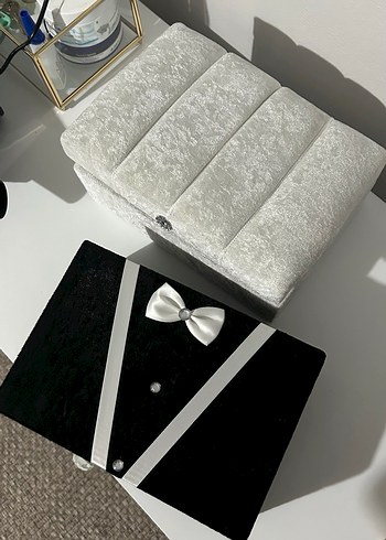 Gelin damat Nişan bohça kutusu 2 li - Görsel 2