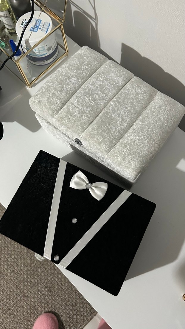 Gelin damat Nişan bohça kutusu 2 li - Görsel 2