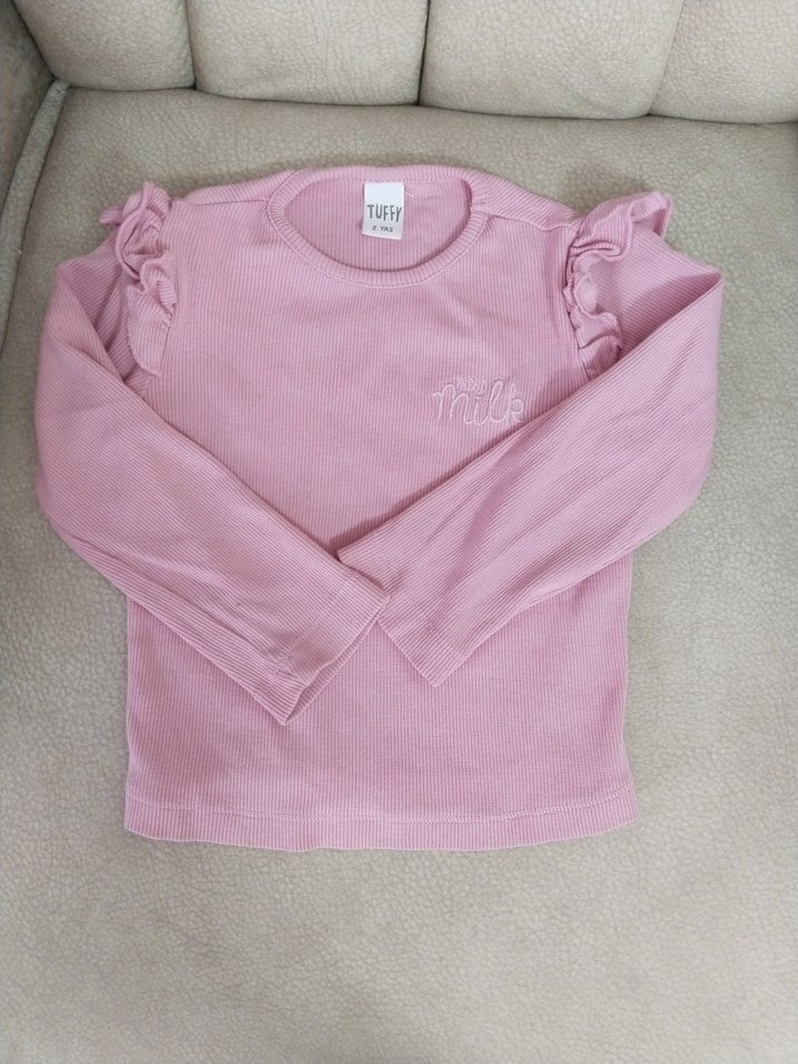 Gri Puantiyeli Nakışlı Çocuk Sweatshirt - Görsel 5