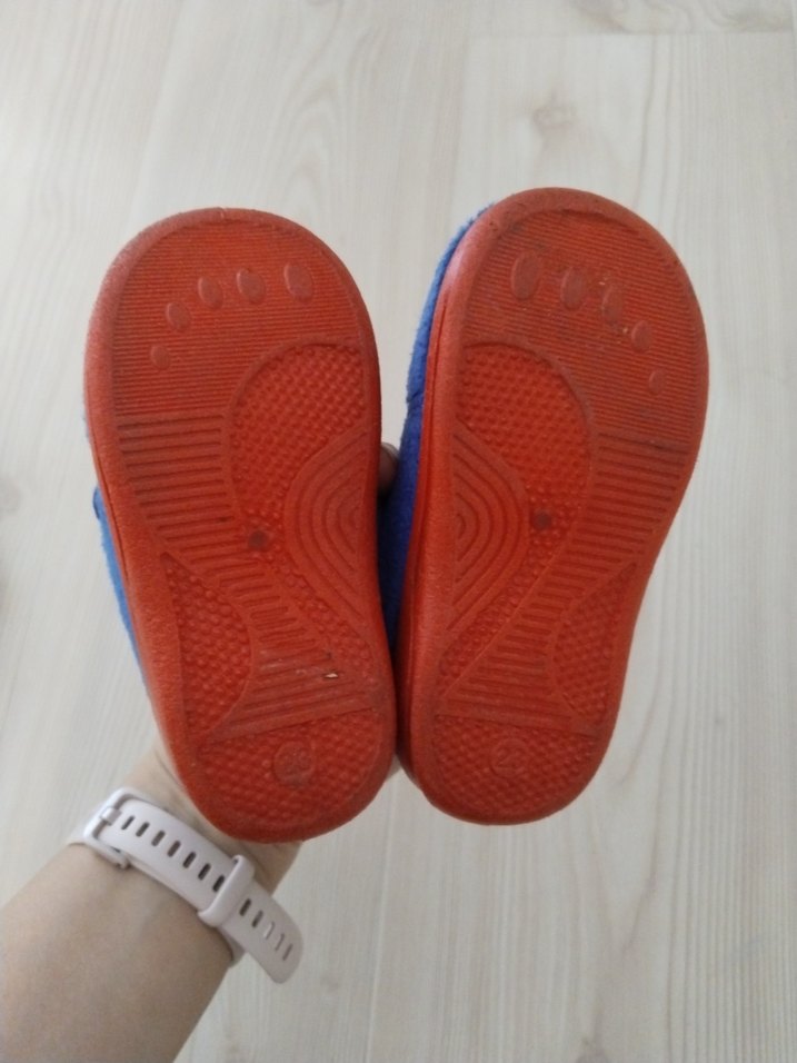 Erkek Çocuk Mavi Sıcak Ev Terliği - Görsel 3