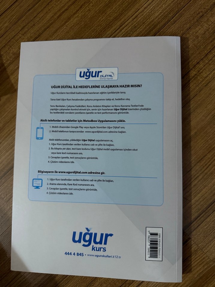 11. Sınıf Kimya Soru Bankası Uğur Kurs - Görsel 2
