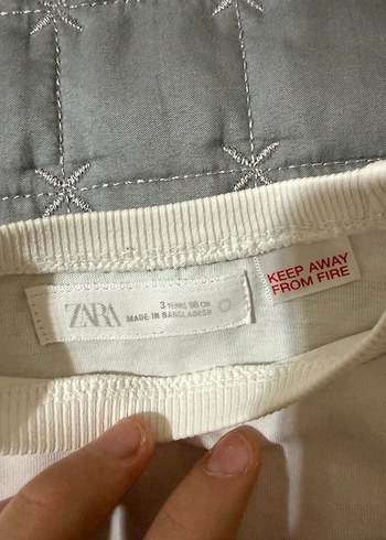 Beyaz Bohem Tarzı Kız Tişörtü - Görsel 2