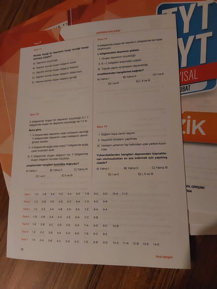 TYT AYT Sayısal Fizik Soru Bankası - Görsel 3