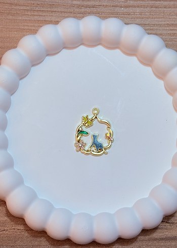 Kedi detaylı gold kolye ucu - Görsel 5