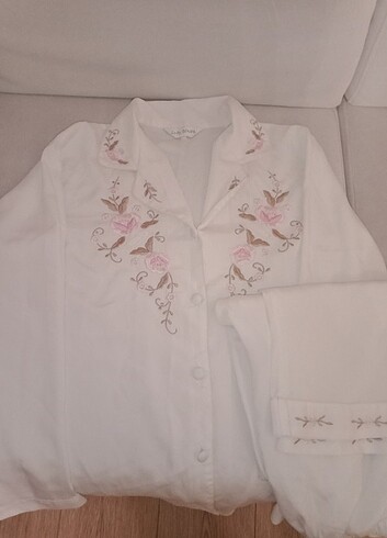 Saten pijama takım 