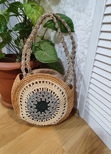 El örgüsü kadin çanta  - Görsel 2