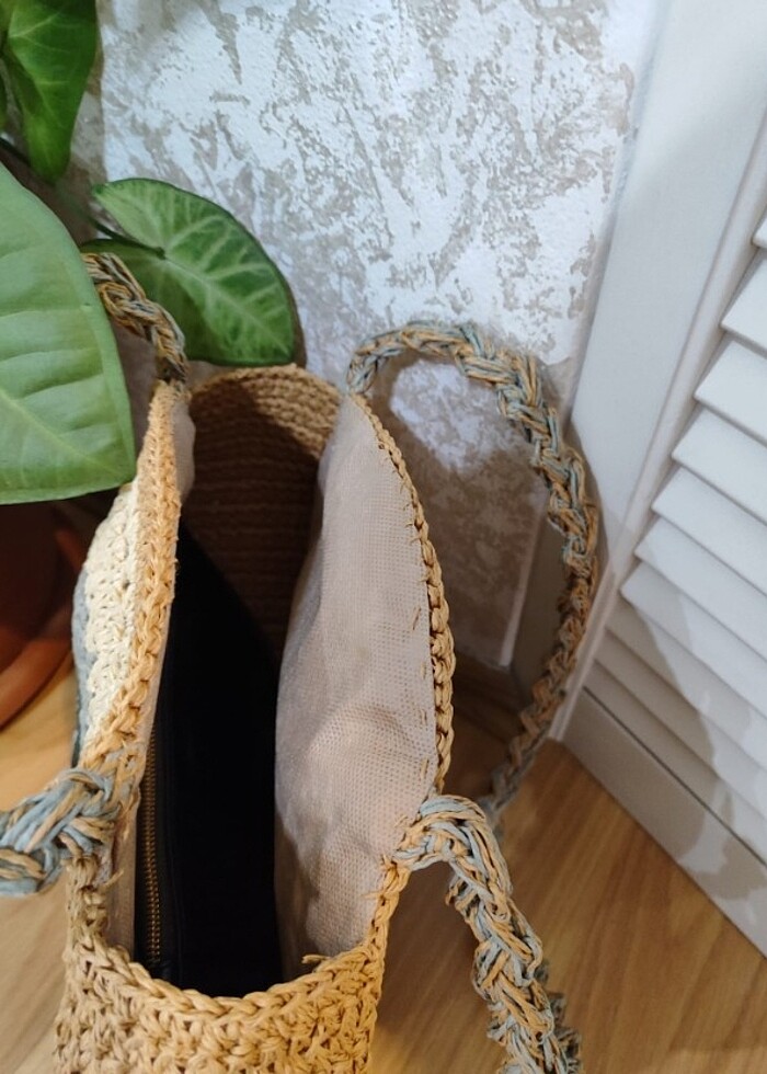 El örgüsü kadin çanta  - Görsel 3