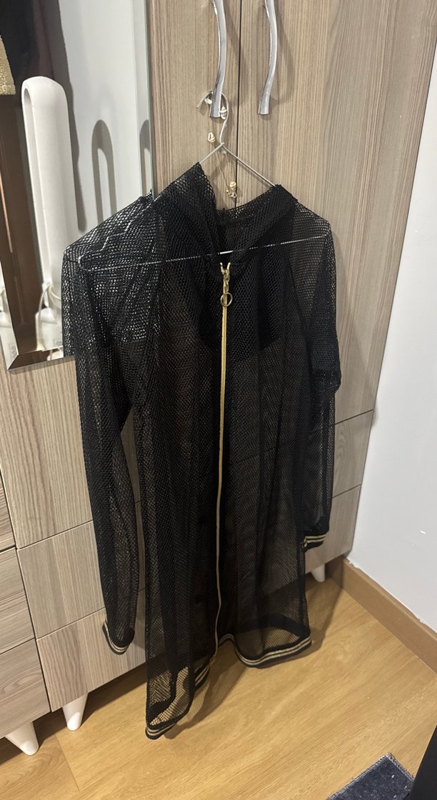 Uzun Siyah Gotik Kadın Elbisesi - Görsel 5