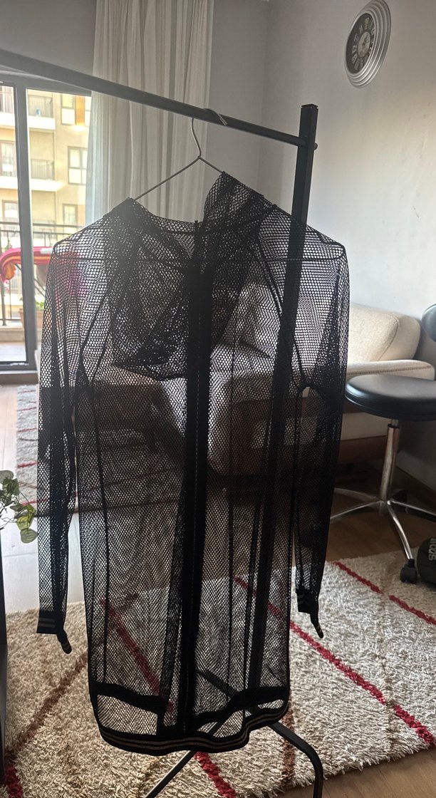 Uzun Siyah Gotik Kadın Elbisesi - Görsel 2