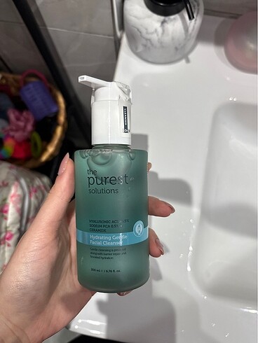 The purest temizleme jeli su bazlı