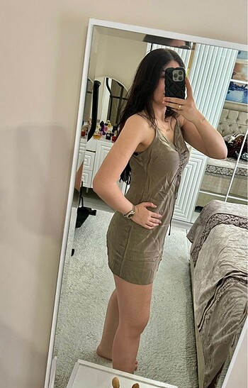 Zara Zara Saten Elbise