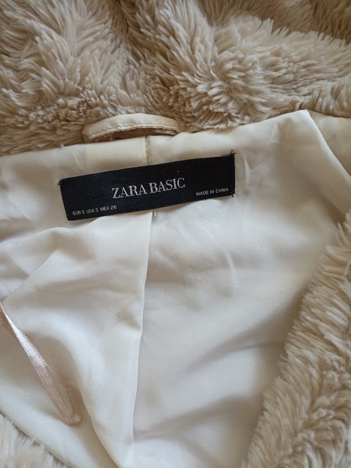 Bej Kapüşonlu Uzun Kollu Kadın Ceket - Görsel 3