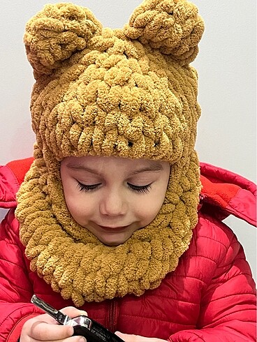 2-3 Yaş, 20 cm Beden Bebek Balaklava