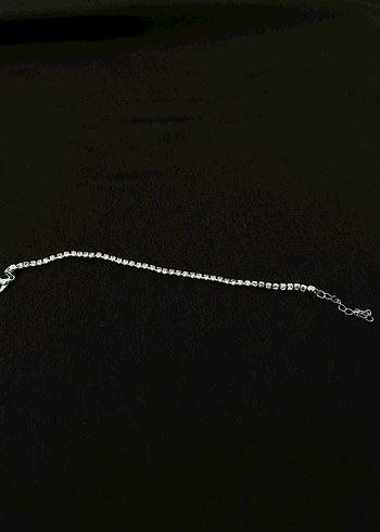 Diğer Beyaz Parlak Minimalist Kadın Su Yolu Bileklik
