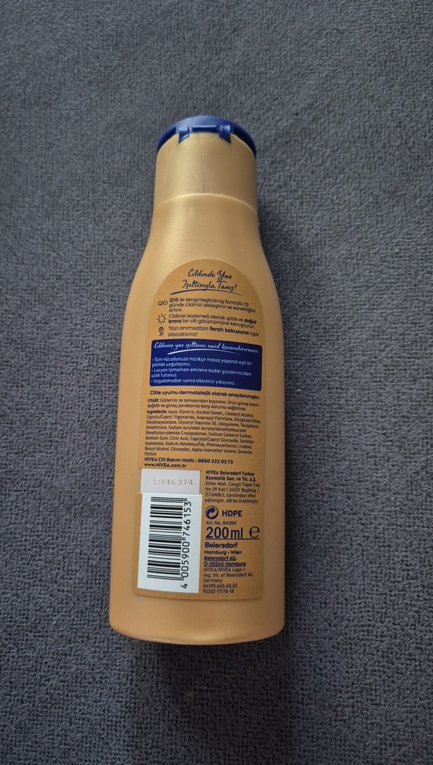 Nivea Q10 Sıkılaştırıcı + Bronzluk Vücut Losyonu - Görsel 2