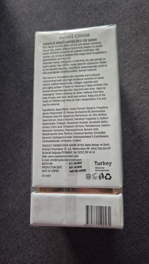 GoldenBlack Royal Caviar Kırışıklık Karşıtı Serum 30 ml - Görsel 2