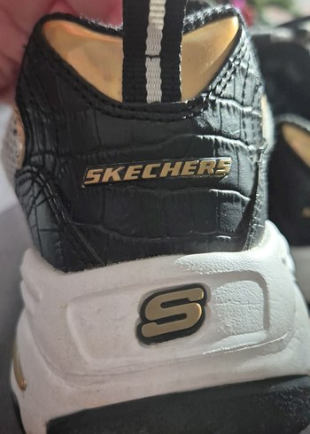 SKECHERS D'LİTES Yılan Desenli Bağcıklı Spor Ayakkabı - Görsel 6