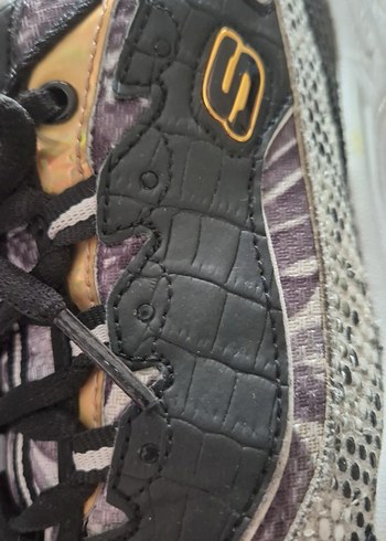 SKECHERS D'LİTES Yılan Desenli Bağcıklı Spor Ayakkabı - Görsel 7