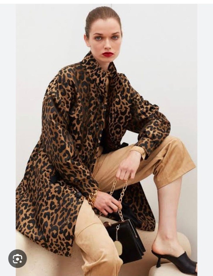 İPEKYOL Leopar desenli tarz trençkot - Görsel 2