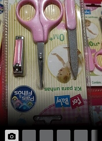 Bebek bakım seti minik tırnaklar için