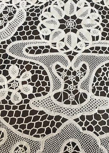 Rahibe işi dantel Angles Masa Örtüsü - Görsel 5